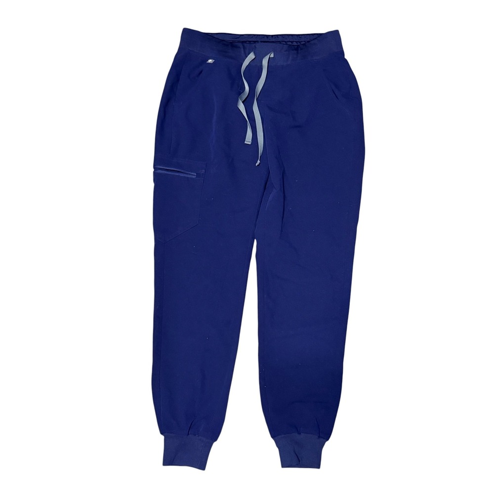 Figs Technical Collection Navy Blueβ Scrub Jogger Pants Womens Small Pockets